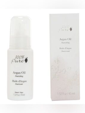 100% Pure Argan Oil 1.52 oz Organic Face Hair Body Moisturizer Vitamin E NIB